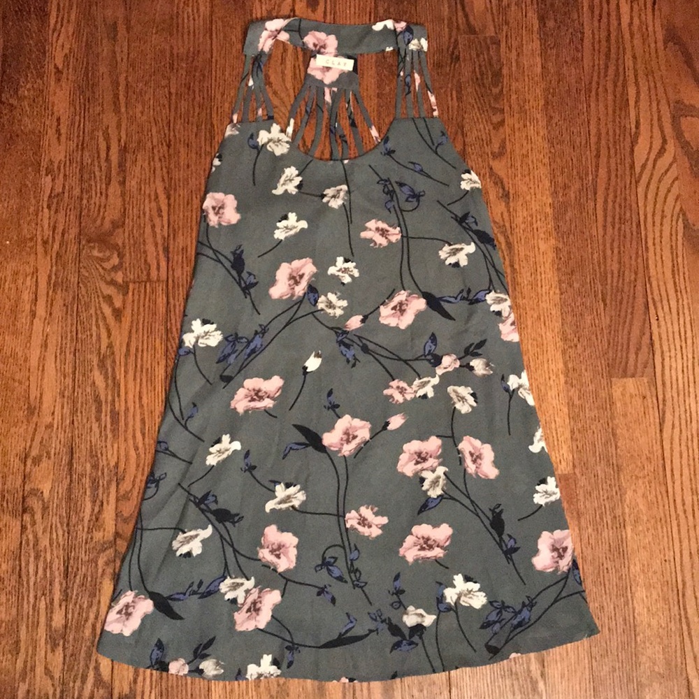 Green Floral Sundress